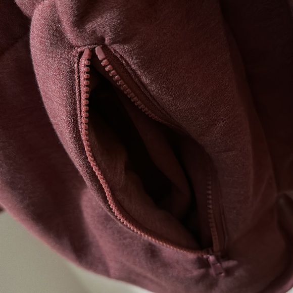 Three dots maroon quilted jacket w/ zip pockets L - Picture 4 of 12